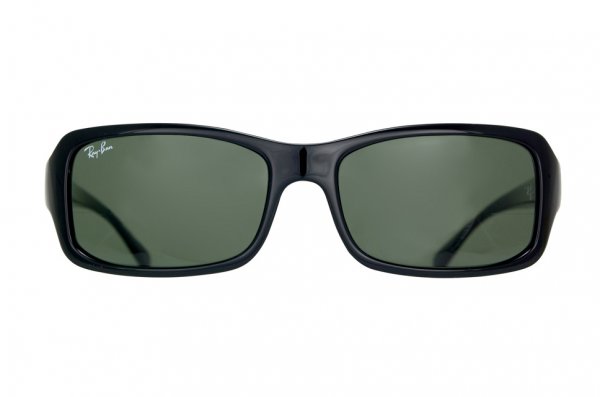   Ray-Ban Highstreet RB4107-601 Black | Natural Green (G-15 XLT)