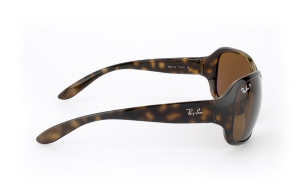  Ray-Ban Highstreet RB4118-710-57 Shiny Avana | Natural Brown Polarized