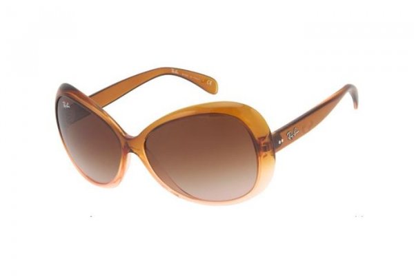 Sunglasses Ray-Ban Highstreet RB4127-784-13 Gradient Brown On Yellow/Poly. Faded Brown