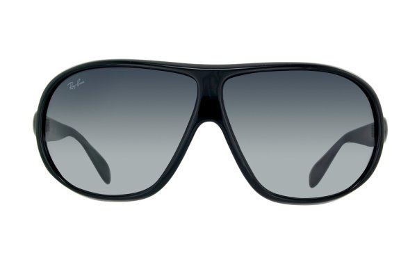   Ray-Ban Highstreet RB4129-601-8G Black/APX Gradient Grey