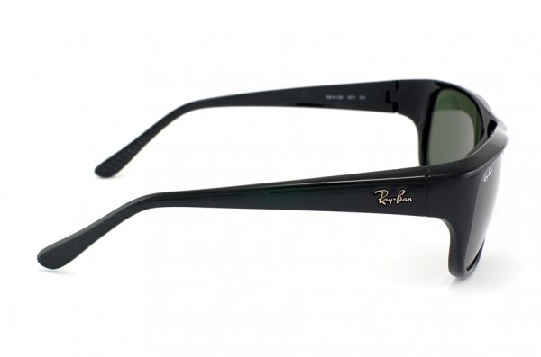   Ray-Ban Highstreet RB4138-601 Black | Natural Green (G-15 XLT)
