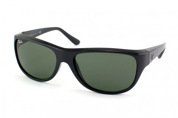   Ray-Ban Highstreet RB4138-601 Black | Natural Green (G-15 XLT)