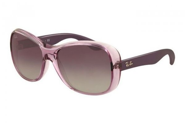   Ray-Ban Highstreet RB4139-741-8G Violet/Violet Transparent | Gradient Gray