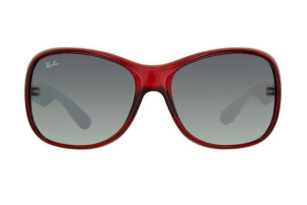  Ray-Ban Highstreet RB4139-761-11 Bordeaux/Ice temple/Poly. Gradient Grey
