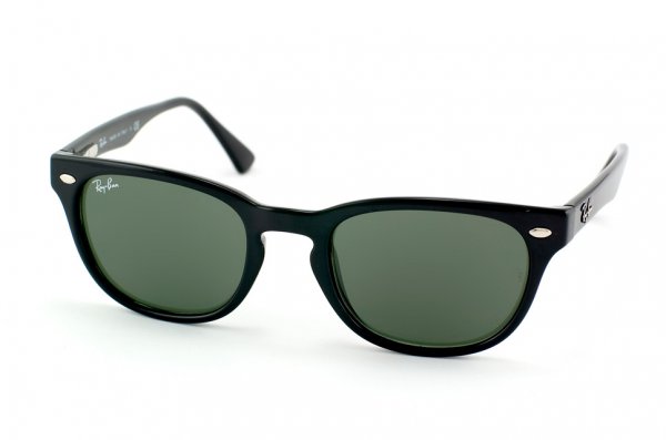  Ray-Ban Highstreet RB4140-601 Black/Natural Green (G-15XLT)