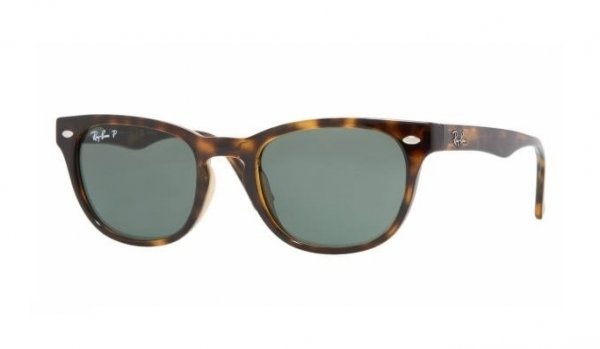  Ray-Ban Highstreet RB4140-710-58 Shiny Avana | Natural Green Polarized