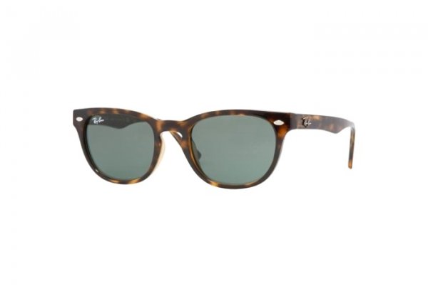   Ray-Ban Highstreet RB4140-710 Shiny Avana | Natural Green G-15 XLT)