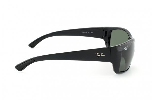   Ray-Ban Highstreet RB4149-601 Black | Natural Green (G-15XLT)