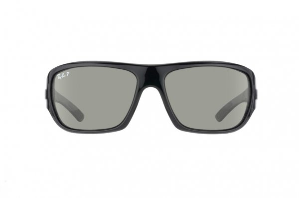   Ray-Ban Highstreet RB4150-601-58 Black | Natural Green Polarized