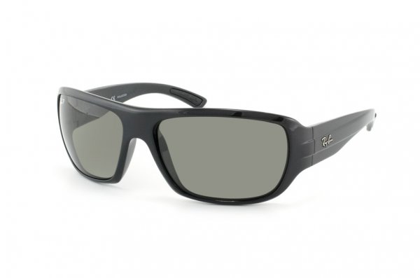   Ray-Ban Highstreet RB4150-601-58 Black | Natural Green Polarized