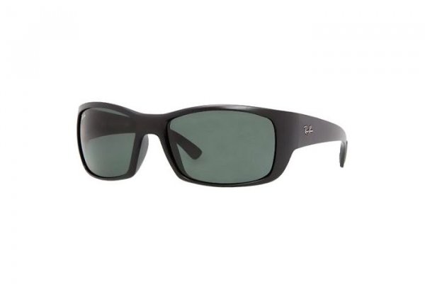   Ray-Ban Highstreet RB4150-601S Matt Black | Natural Green (G-15XLT)