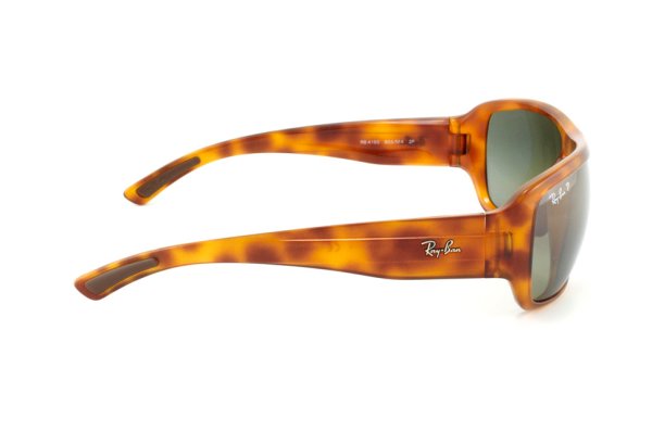   Ray-Ban Highstreet RB4150-803-M4 Yellow Avana | Polarized Green GSM