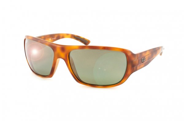   Ray-Ban Highstreet RB4150-803-M4 Yellow Avana | Polarized Green GSM