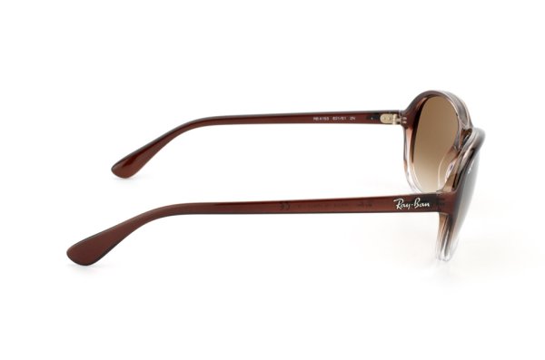  Ray-Ban Highstreet RB4153-821-51 Brown Faded Transparent/Faded Brown