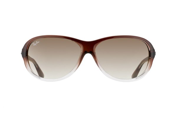   Ray-Ban Highstreet RB4153-821-51 Brown Faded Transparent/Faded Brown