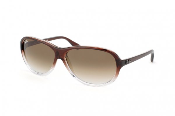   Ray-Ban Highstreet RB4153-821-51 Brown Faded Transparent/Faded Brown