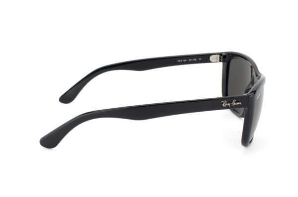   Ray-Ban Highstreet RB4154-601-58 Black / Natural Green Polarized