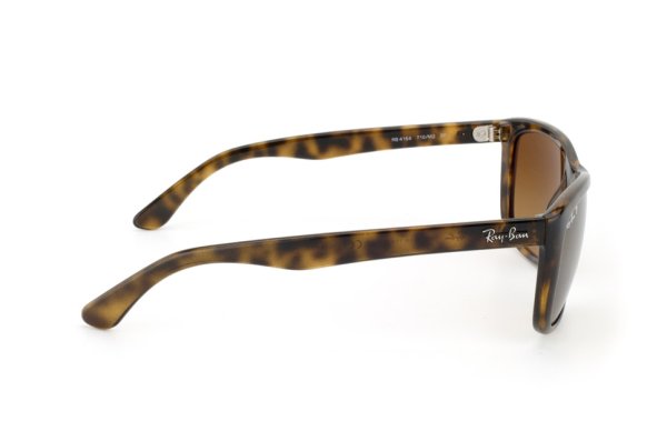   Ray-Ban Highstreet RB4154-710-M2 Shiny Avana/Polar Faded Brown Polarized