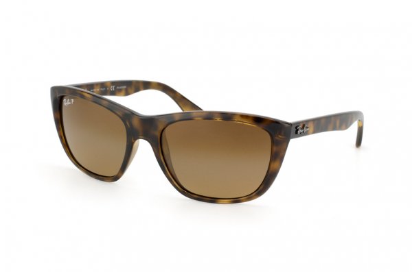   Ray-Ban Highstreet RB4154-710-M2 Shiny Avana/Polar Faded Brown Polarized