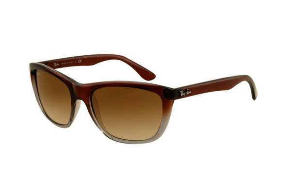   Ray-Ban Highstreet RB4154-824-51 Brown Faded Grey Transparent | Faded Brown