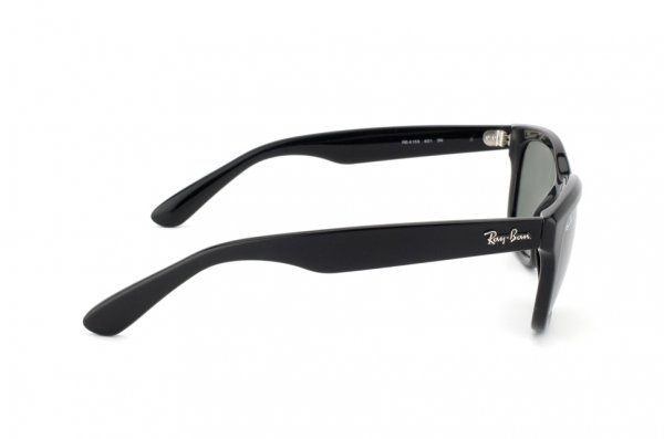   Ray-Ban Highstreet RB4159-601 Black/Natural Green (G-15XLT)