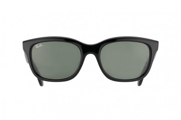   Ray-Ban Highstreet RB4159-601 Black/Natural Green (G-15XLT)