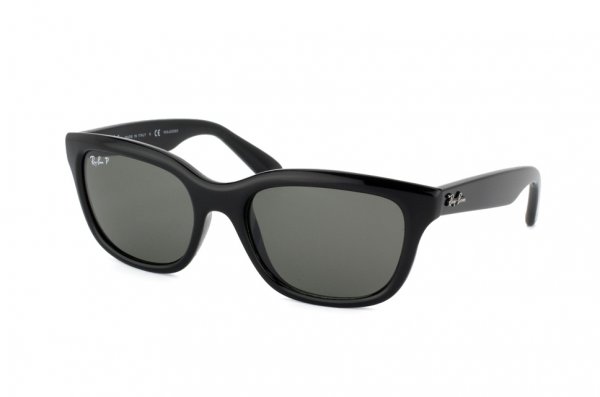   Ray-Ban Highstreet RB4159-601-58 Black / Natural Green Polarized