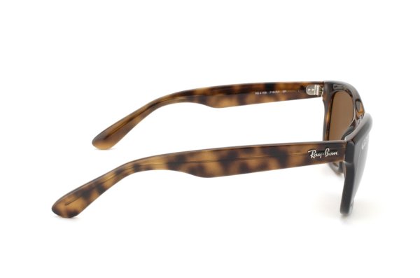   Ray-Ban Highstreet RB4159-710-57 Shiny Avana | Natural Brown Polarized