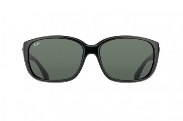   Ray-Ban Highstreet RB4161-601 Black | Natural Green (G-15 XLT)