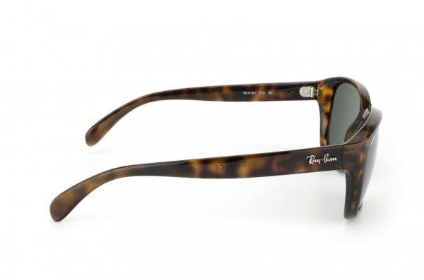   Ray-Ban Highstreet RB4161-710 Tortoise/Natural Green (G-15XLT)