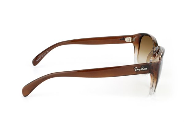   Ray-Ban Highstreet RB4161-821-51 Brown Faded Transparent/Faded Brown