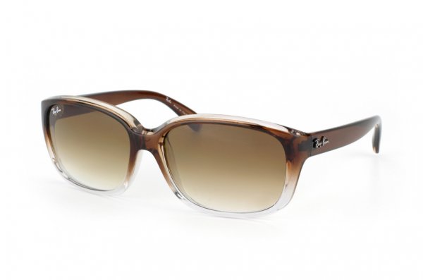   Ray-Ban Highstreet RB4161-821-51 Brown Faded Transparent/Faded Brown