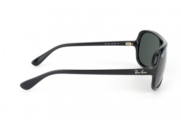 Sunglasses Ray-Ban Highstreet RB4162-601-58 Black | Natural Green Polarized