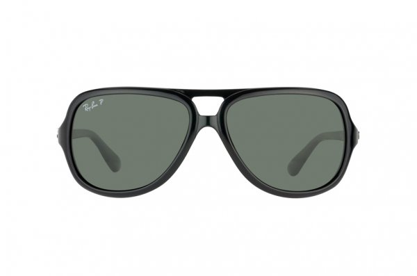 Sunglasses Ray-Ban Highstreet RB4162-601-58 Black | Natural Green Polarized