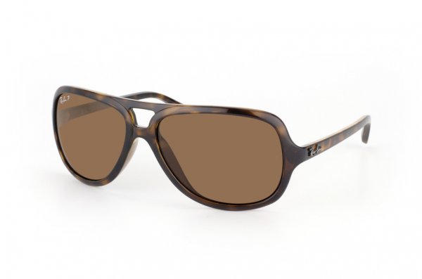 Sunglasses Ray-Ban Highstreet RB4162-710-57 Dark Havana | Natural Brown Polarized