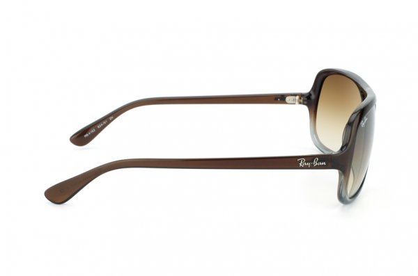 Sunglasses Ray-Ban Highstreet RB4162-824-51 Brown Faded Grey Transparent | Faded Brown
