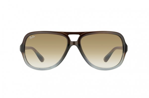 Sunglasses Ray-Ban Highstreet RB4162-824-51 Brown Faded Grey Transparent | Faded Brown