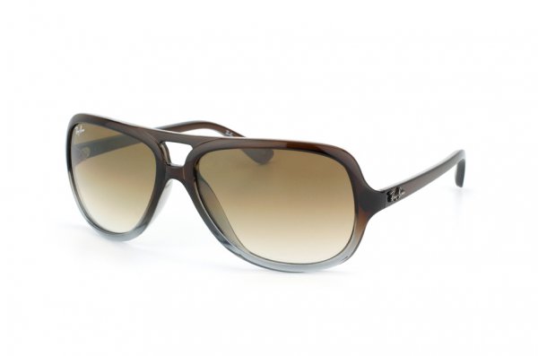 Sunglasses Ray-Ban Highstreet RB4162-824-51 Brown Faded Grey Transparent | Faded Brown