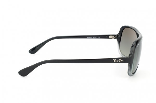 Sunglasses Ray-Ban Highstreet RB4162-842-71 Black Faded Grey | Grey/Green