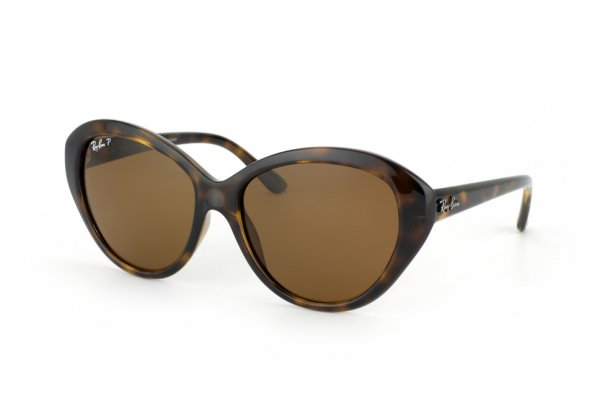   Ray-Ban Highstreet RB4163-710-57 Havana | Natural Brown Polarized