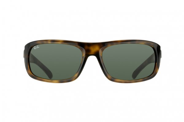   Ray-Ban Highstreet RB4166-710 Havana | Natural Green (G-15XLT)