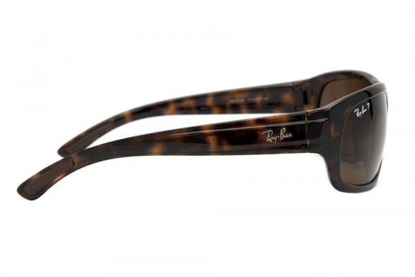   Ray-Ban Highstreet RB4166-710-57 Shiny Avana/Natural Brown Polarized