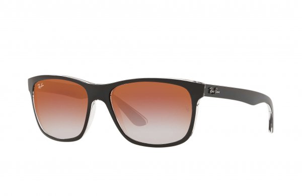   Ray-Ban Highstreet RB4181-6039-V0 Black  | Red Gradient Mirror