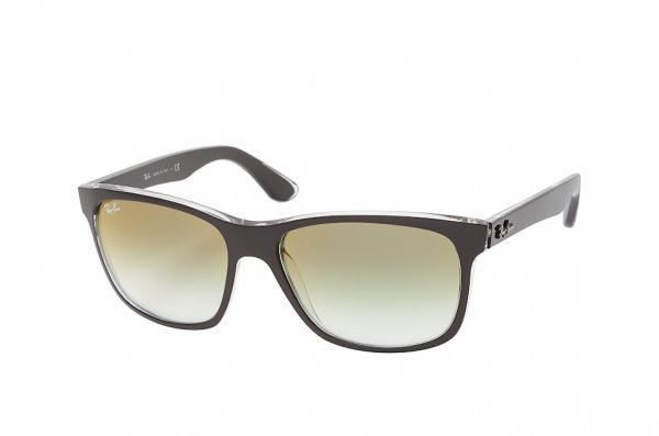   Ray-Ban Highstreet RB4181-6039-W0 Black | Green Gradient Mirror
