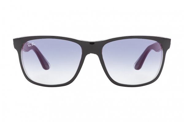   Ray-Ban Highstreet RB4181-6039-X0 Black | Blue Gradient Mirror