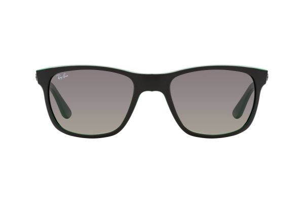 Sunglasses Ray-Ban Highstreet RB4181-6568-11 Black / Green | Light Grey