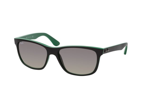Sunglasses Ray-Ban Highstreet RB4181-6568-11 Black / Green | Light Grey