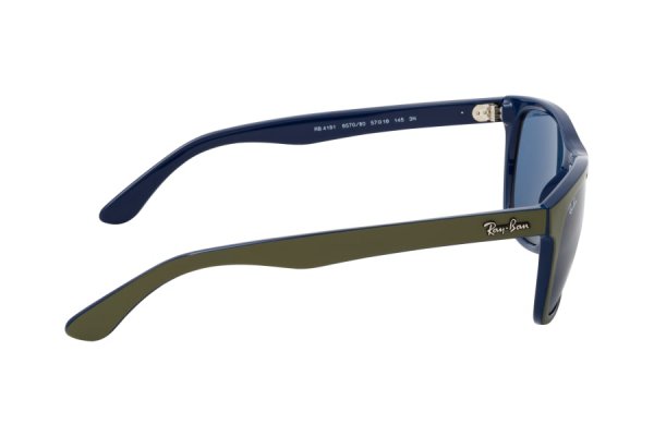   Ray-Ban Highstreet RB4181-6570-80 Dark Green | Dark Blue