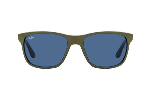   Ray-Ban Highstreet RB4181-6570-80 Dark Green | Dark Blue