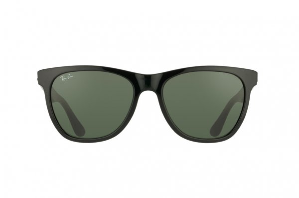   Ray-Ban Highstreet RB4184-601 Black | Natural Green (G-15XLT)